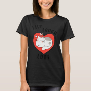 Katzen Suche für Katzen Mama Herzenslust Schlaflos T-Shirt