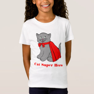 Katzen-Superheld-T - Shirt