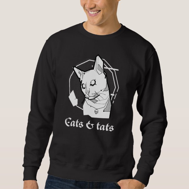 Katzen Sweatshirt (Vorderseite)