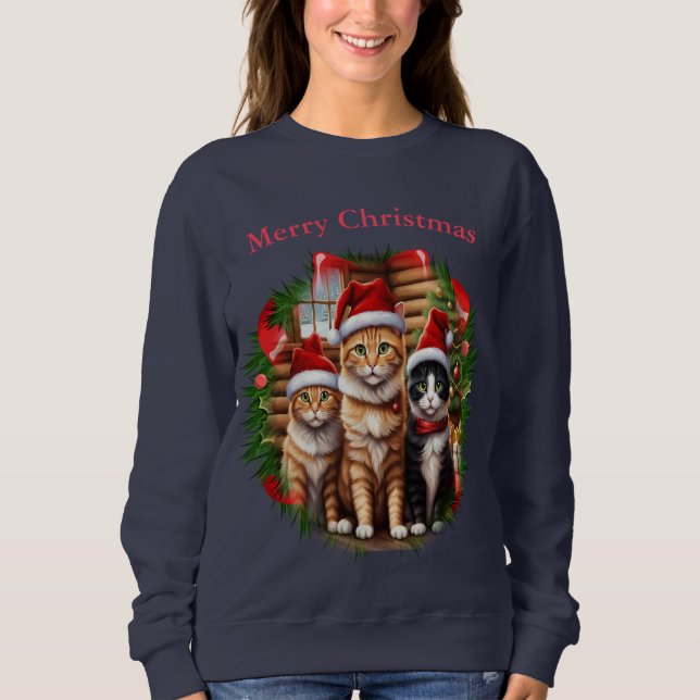 Katzen T - Shirt (Vorderseite)