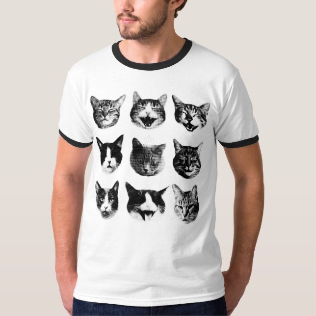 Katzen T-Shirt (Vorderseite)