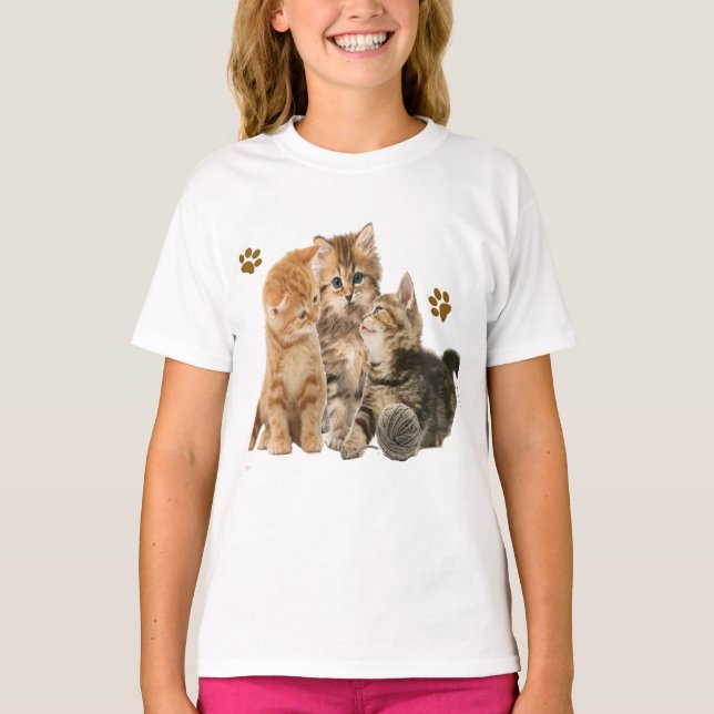 Katzen T-Shirt (Vorderseite)