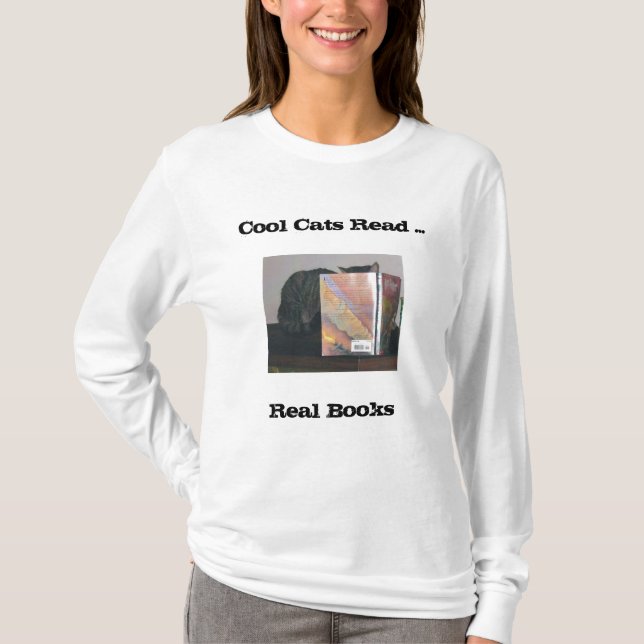 Katzen-T - Shirt bucht Buchhandlungen (Vorderseite)