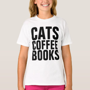 Katzen T - Shirt für Kinder, KATZKAFFEE BÜCHER