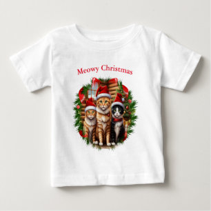 Katzen T-Shirts Weihnachten
