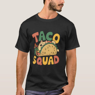 Katzen-Taco-Truppe Cinco De Mayo Mexikanische Part T-Shirt