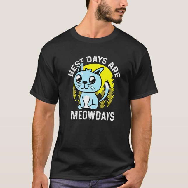 Katzen-Tage-Tierpfleger T-Shirt (Vorderseite)