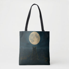 Katzen-Tasche mit Dachmotiv Tasche