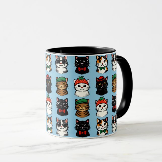 Katzen Tasse (VorderseiteRechts)