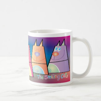 Katzen-Tasse - die lächelnden Katzen Kaffeetasse