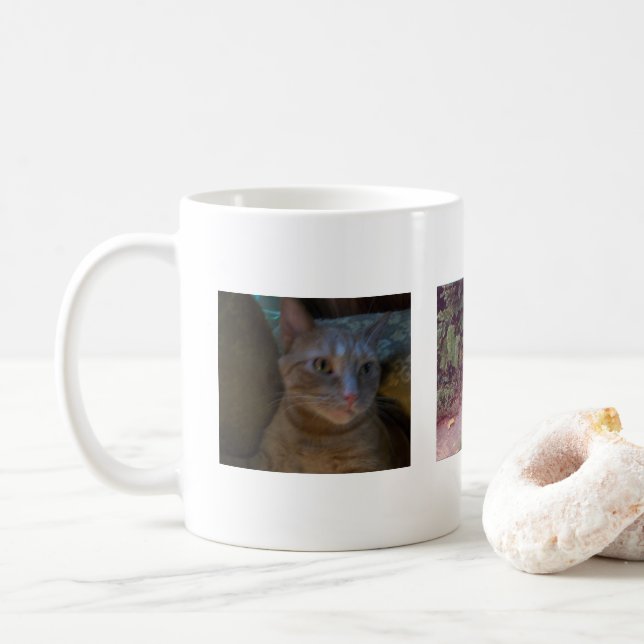 Katzen-Tasse Kaffeetasse (Mit Donut)