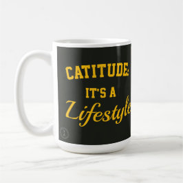 Katzen-Tasse Katitude Es ist ein Lebensstil Kaffeetasse