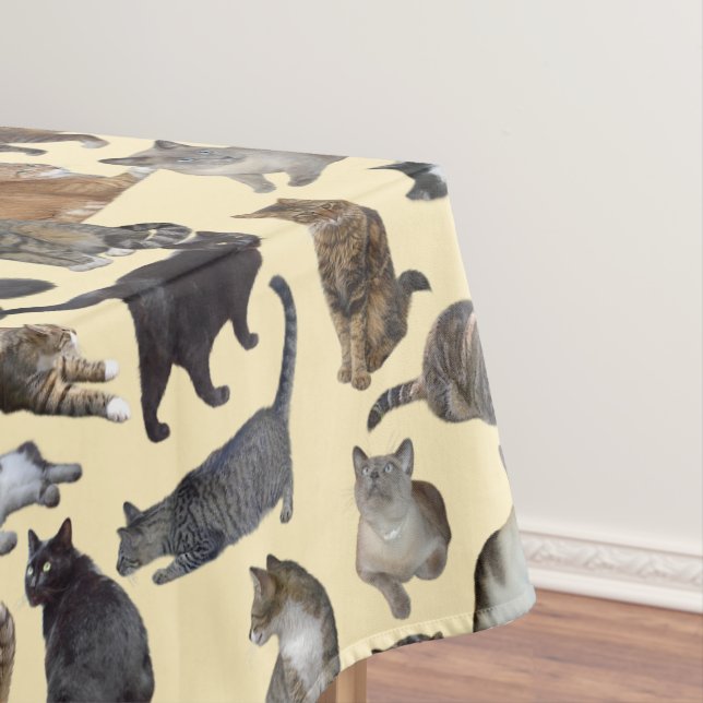Katzen Tischdecke (Beispiel)
