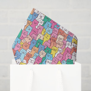 Katzen-Tissue-Papier, Decoupage-Kitty-Kätzchen Seidenpapier