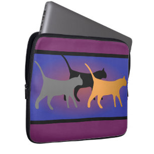Katzen-Trio-Neopren-Laptop-Hülse Laptopschutzhülle