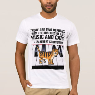 KATZEN-TSHIRTS, ZWEI MITTEL ZUR FLUCHT VOR DEN ELE T-Shirt