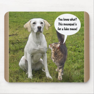 Katzen- u. Hundegespräch Mousepad