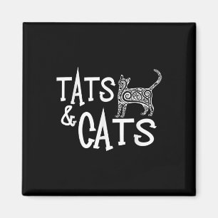 Katzen und Amseln Shirt - Funny für Tattoo und Kat Magnet