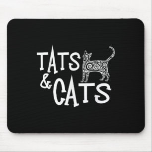 Katzen und Amseln Shirt - Funny für Tattoo und Kat Mousepad