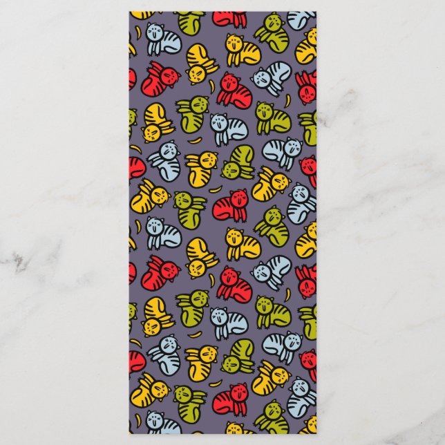 Katzen und Bananen Menükarte (Vorderseite)