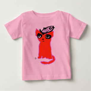 Katzen und Fische Baby T-shirt