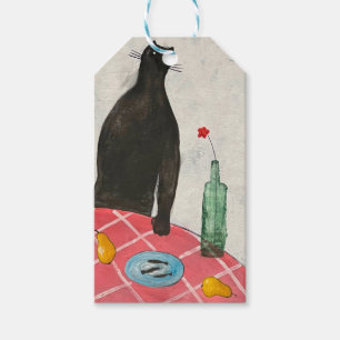Katzen und Fische Geschenkanhänger