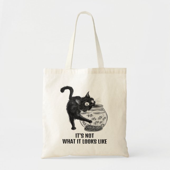 Katzen und Fische Tragetasche (Vorne)