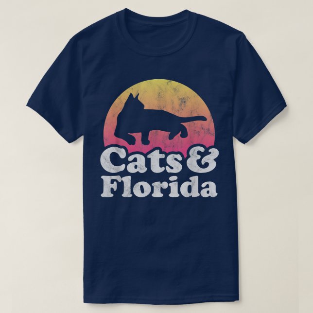 Katzen und Florida, Katzen, Männer oder Frauen  T-Shirt (Design vorne)