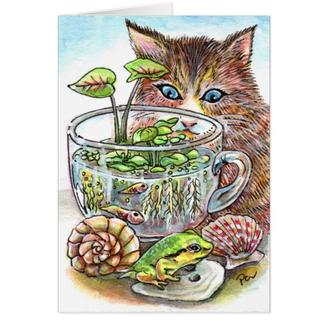 Katzen und Frosch (Vorne)