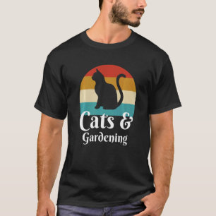 Katzen und Gartenarbeit T-Shirt