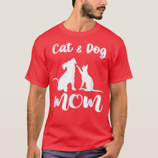 Katzen und Hunde - MamaPets Animals Lover Welpe fü T-Shirt