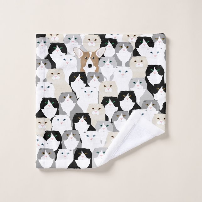 Katzen und Hunde waschen Tuch (Waschlappen)
