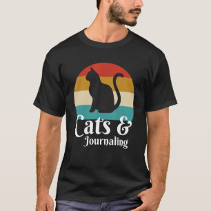 Katzen und Journaling T-Shirt