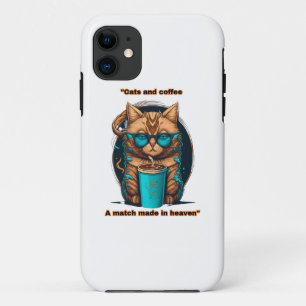 Katzen und Kaffee - ein Paradies aus dem Himmel Case-Mate iPhone Hülle