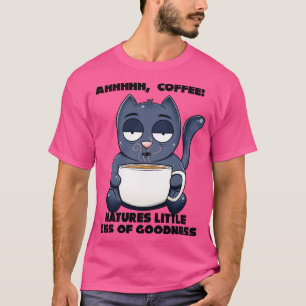 Katzen und Kaffee Kaffee Kaffee lange T-Shirt