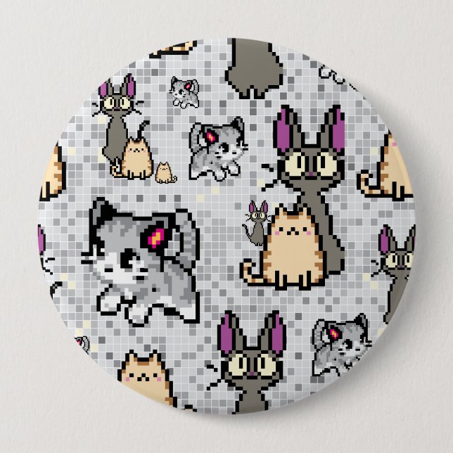 Katzen und Kätzchen 2 Button (Vorderseite)