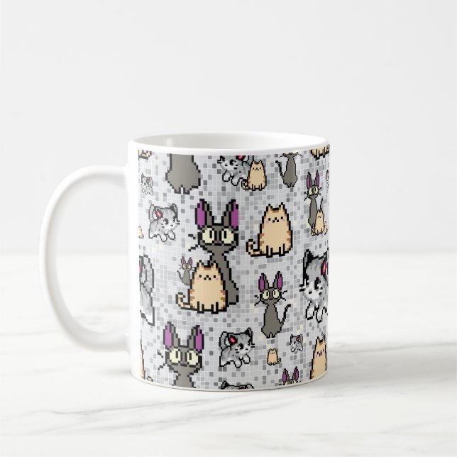 Katzen und Kätzchen 2 Kaffeetasse (Links)