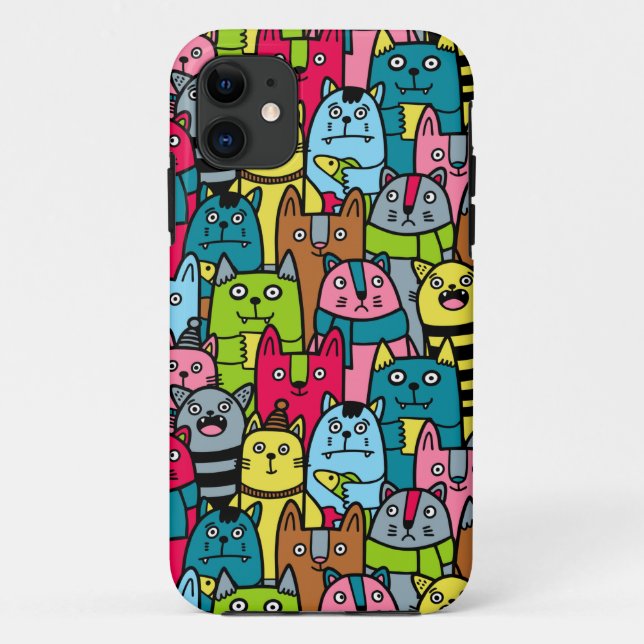 Katzen und Kätzchen Case-Mate iPhone Hülle (Rückseite)