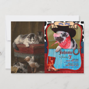 Katzen und Kätzchenmalereien Einladung