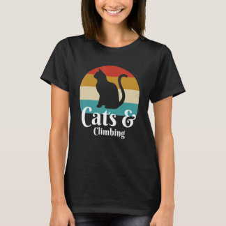 Katzen und Klettern T-Shirt