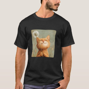 Katzen- und Löwenzahn-Magie für eine sanfte und tr T-Shirt