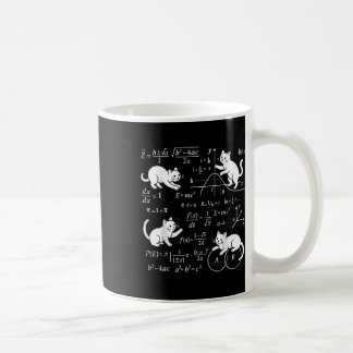 Katzen und Mathe Lover Funny Cat Lover Science Tea Kaffeetasse