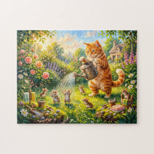 Katzen- und Mäuse-Garten-Wasserspaß