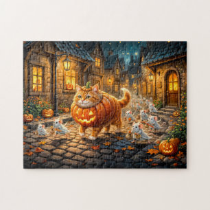 Katzen- und Mäuse-Halloween-Stadtrundgang
