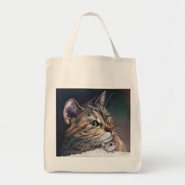Katzen-und Mäuselebensmittelgeschäft-Taschentasche Tragetasche (Vorne)