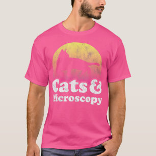 Katzen und Mikroskope Mens oder Weibchen Katzen un T-Shirt