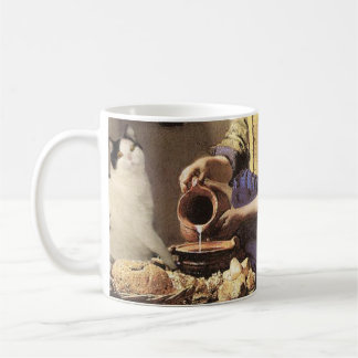 Katzen-und Milch-feine Kunst-Tasse Kaffeetasse