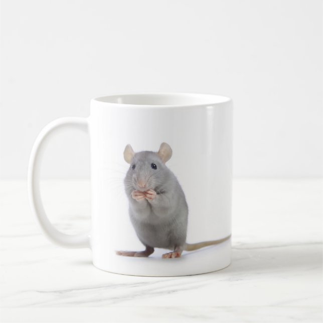 Katzen und Ratte Kaffeetasse (Links)