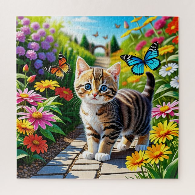 Katzen und Schmetterlinge (Vertikal)