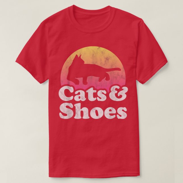 Katzen und Schuhe, für Männer oder Frauen  T-Shirt (Design vorne)